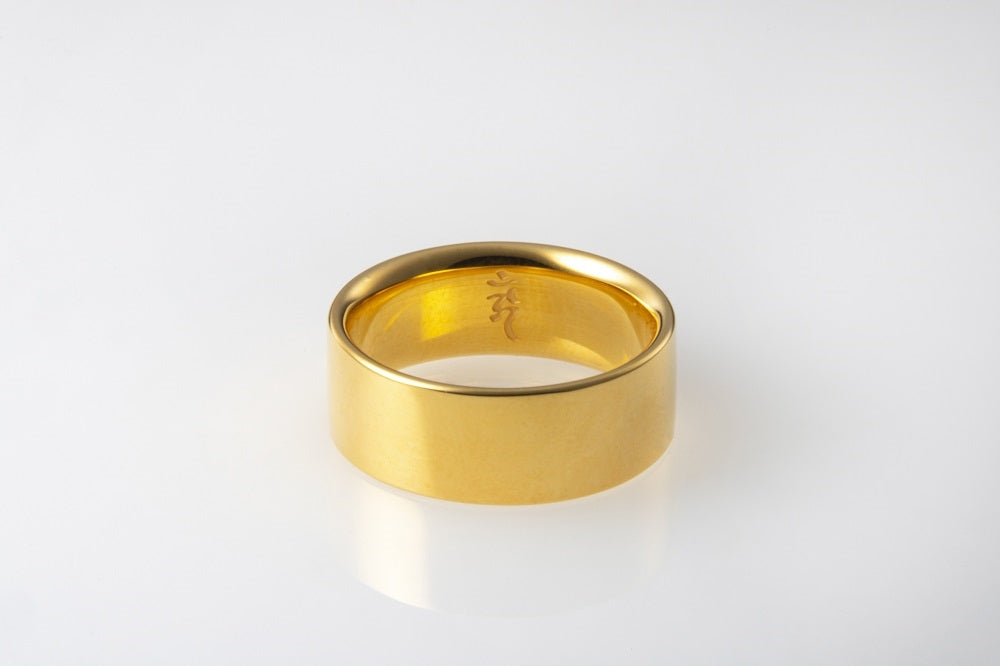 ゴールドリングのメッキ再塗装+エネルギー調整