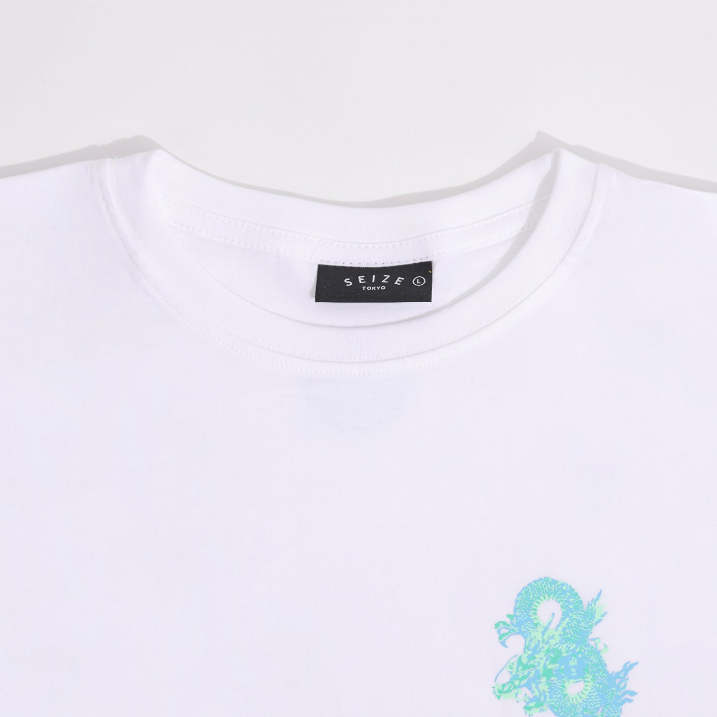 Tシャツ龍ホワイトLC21