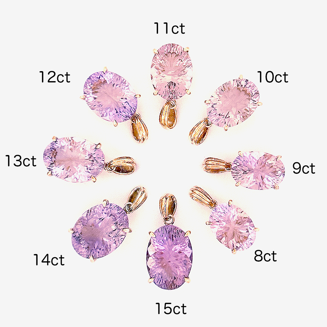 天然石ペンダントトップ (インクルージョン多め)