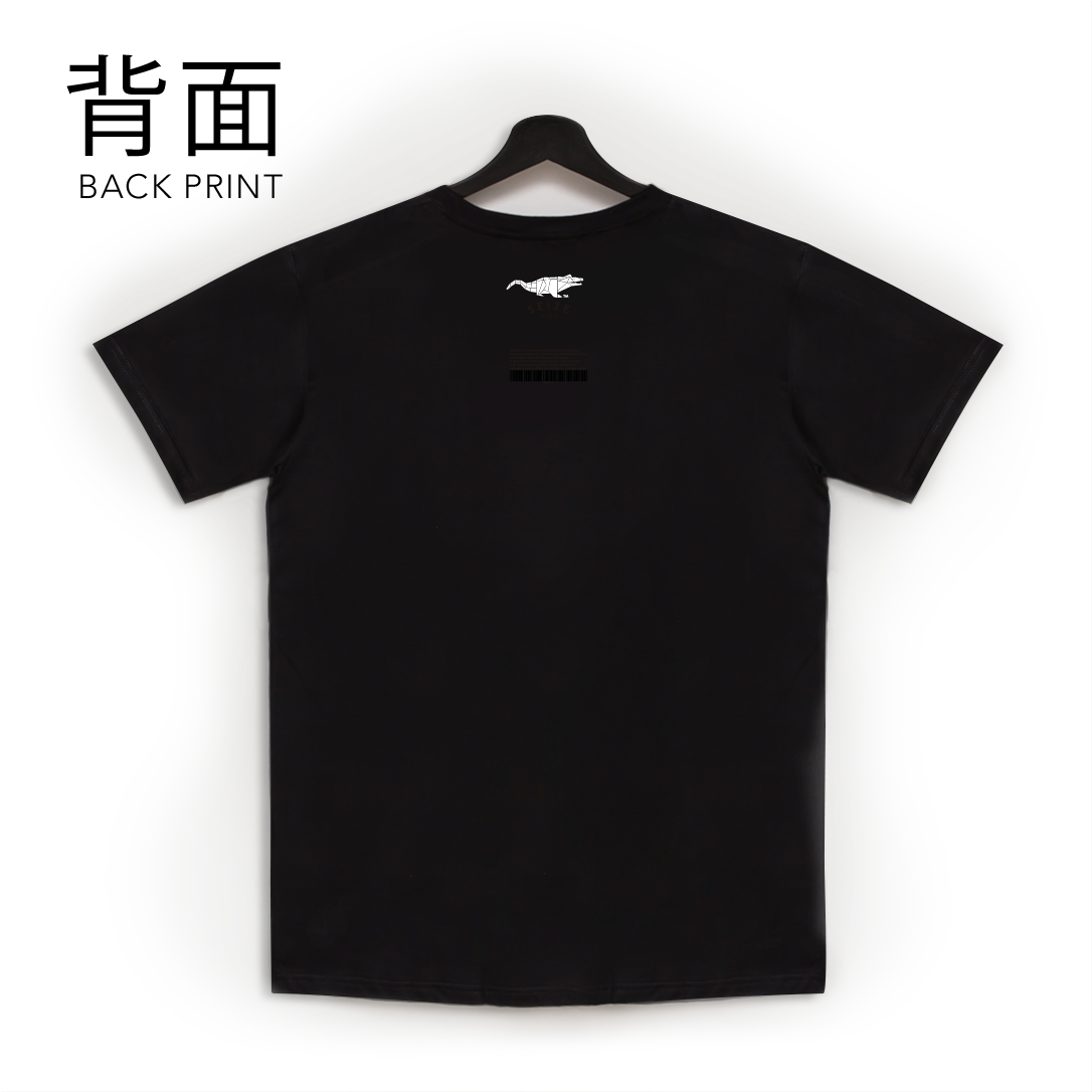 TシャツクロコブラックWBE11