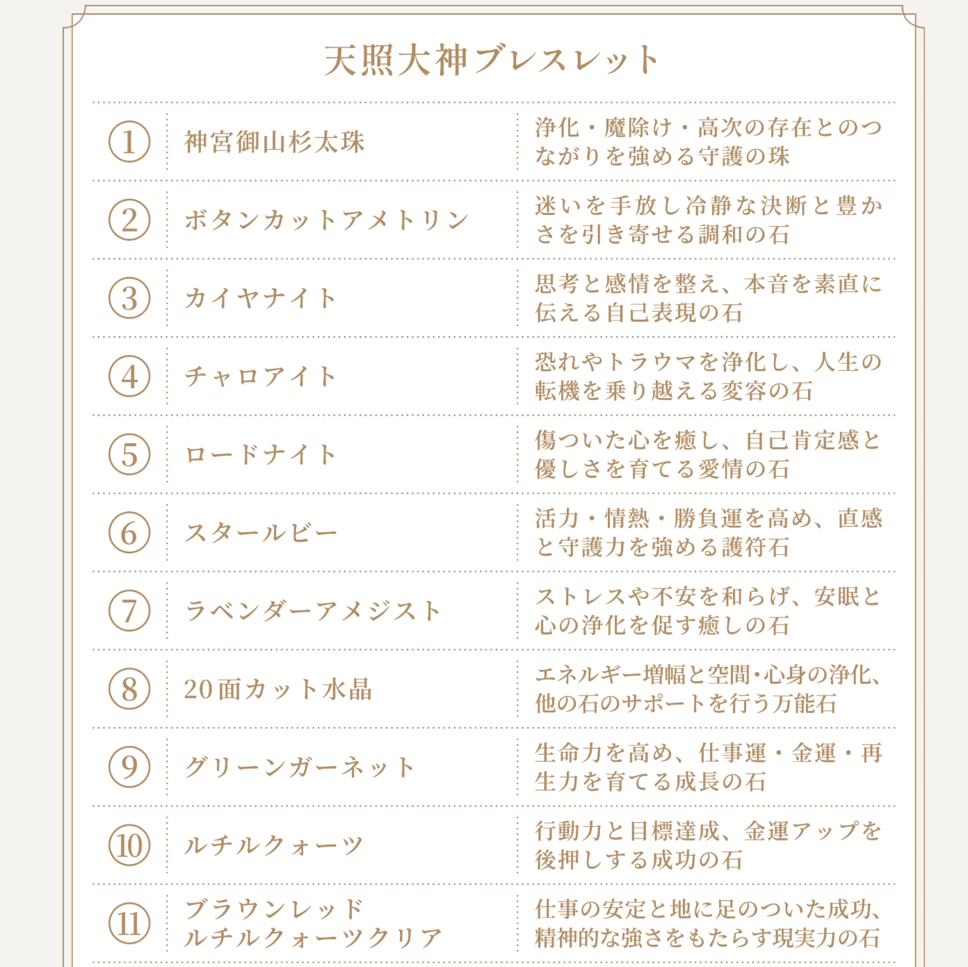 【完売】天照大神ブレスレット