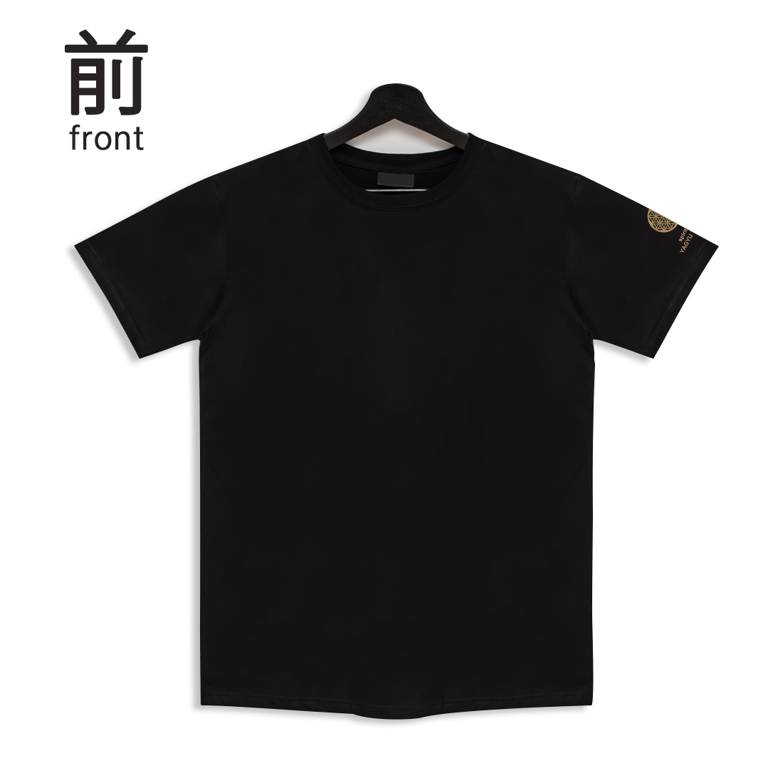 【6月中旬発送分】Tシャツ不動明王（"背面"柄） ブラック